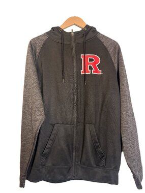 Men's hoodie Large Rutger black sweater Colosseum pre-owned